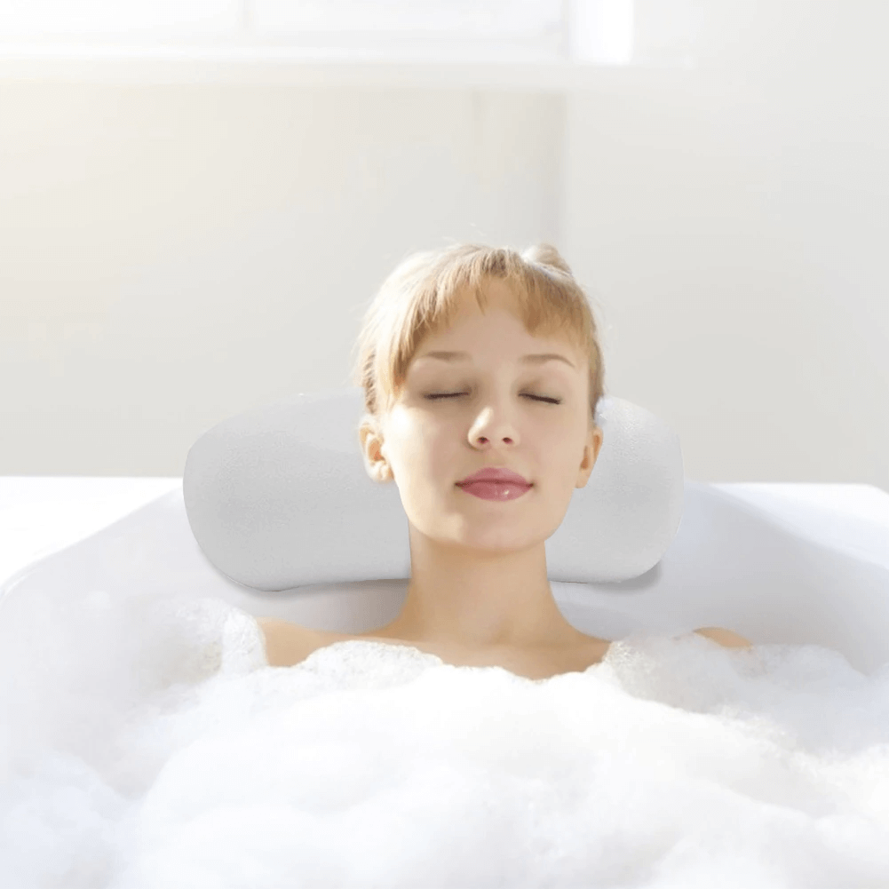 SoftLux Spa Bath Pillow  Bathtub Pillow With Suction Cups